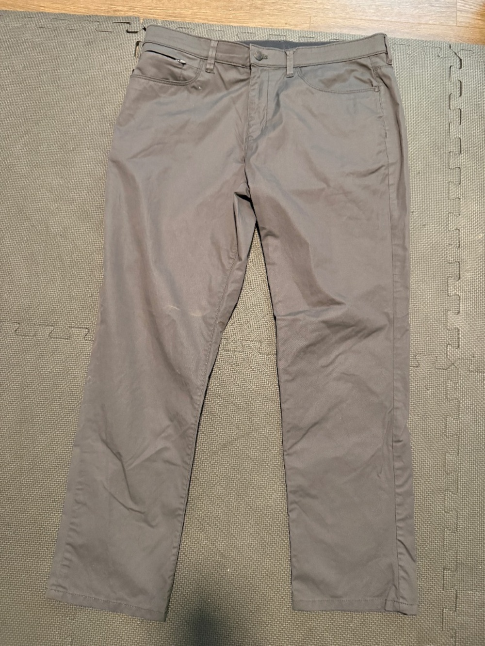 English Laundry Charcoal Gray Pants 36x30 | Men's Casual Stretch Chinos